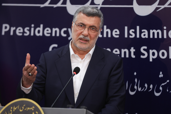 نشست خبری سخنگوی دولت در بیمارستان سینا