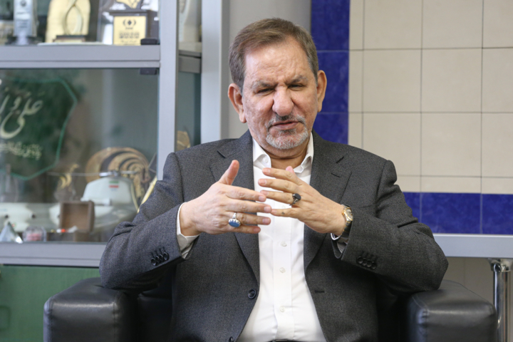 حضور اسحاق جهانگیری در ایرنا