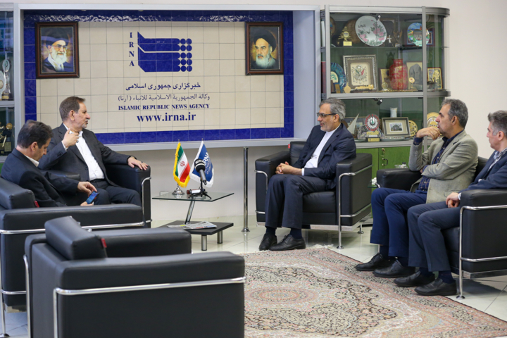 حضور اسحاق جهانگیری در ایرنا