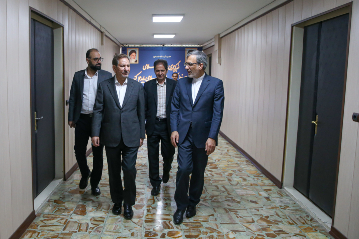 حضور اسحاق جهانگیری در ایرنا