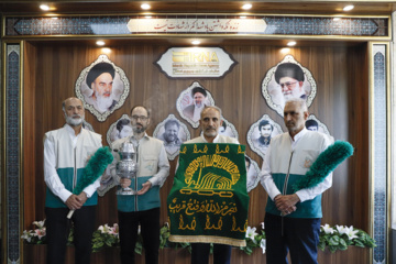 روزی که پرچم رضوی میهمان ایرنا شد