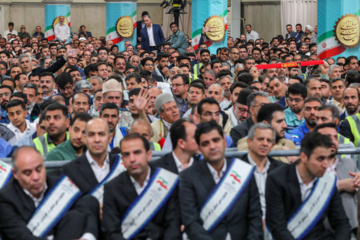 دیدار کارگران با رهبر انقلاب