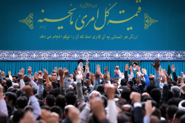 دیدار کارگران با رهبر انقلاب