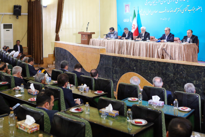 جلسه شورای اداری استان آذربایجان‌شرقی با حضور معاون اول رئیس جمهور