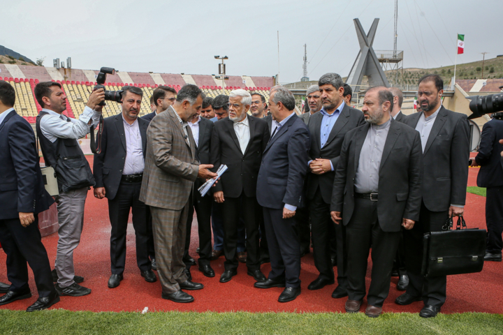 بازدید معاون اول رئیس جمهور از ورزشگاه یادگار