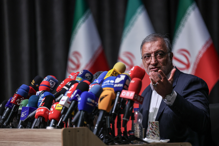 نشست خبری شهردار تهران