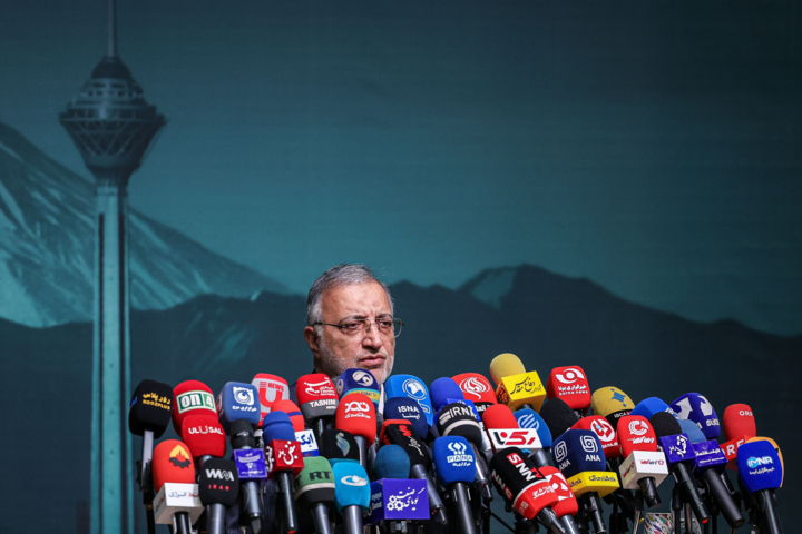 نشست خبری شهردار تهران