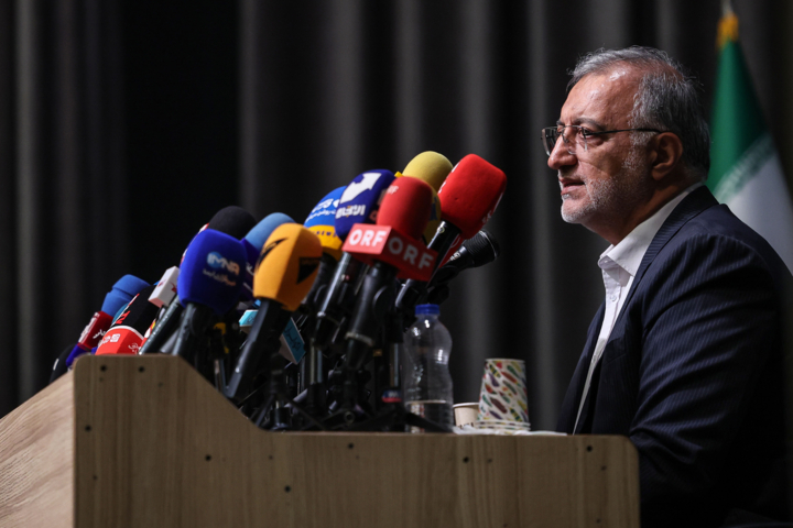 نشست خبری شهردار تهران