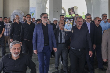 مراسم تشییع مرحوم حسن توکلی