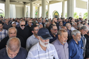 مراسم تشییع مرحوم حسن توکلی