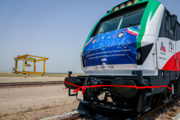 افتتاح پایانه بندر خشک ریلی تهران - آپرین