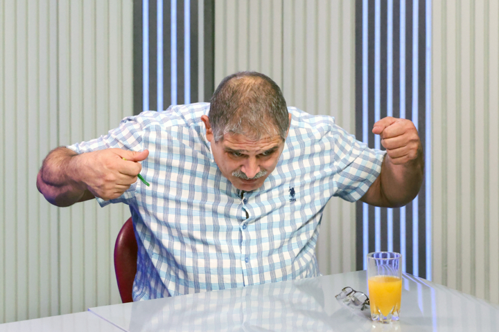 حضور «عباس جدیدی» پیشکسوت کشتی در ایرنا