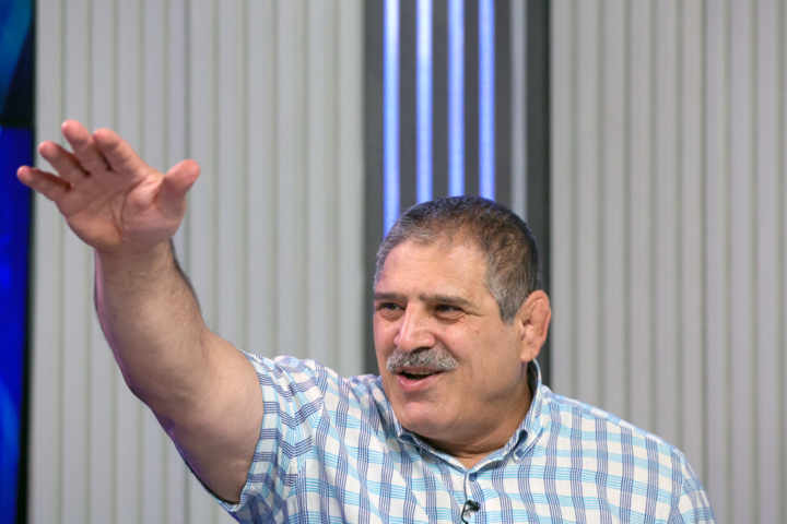 حضور «عباس جدیدی» پیشکسوت کشتی در ایرنا