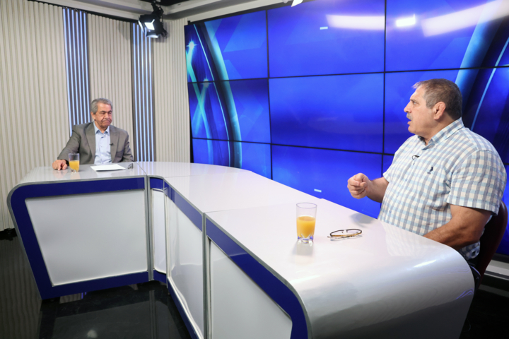 حضور «عباس جدیدی» پیشکسوت کشتی در ایرنا