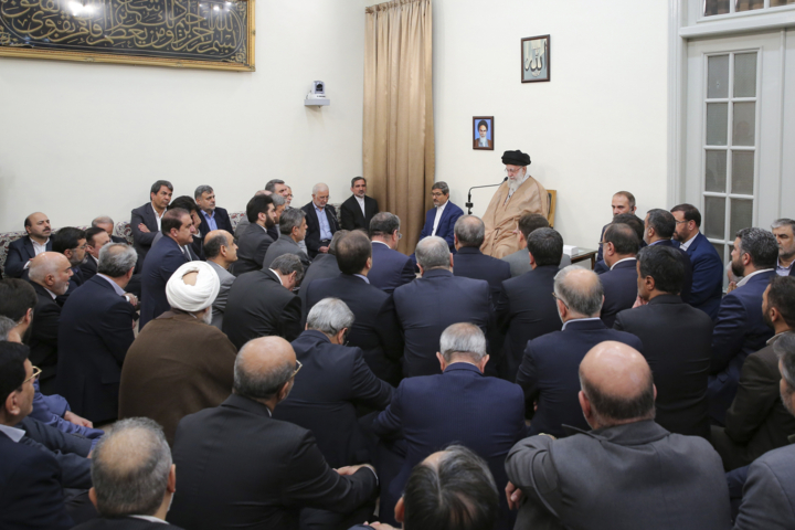 دیدار وزیر کشور و استانداران با رهبر انقلاب