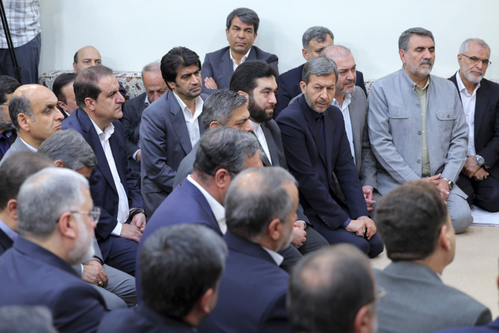دیدار وزیر کشور و استانداران با رهبر انقلاب