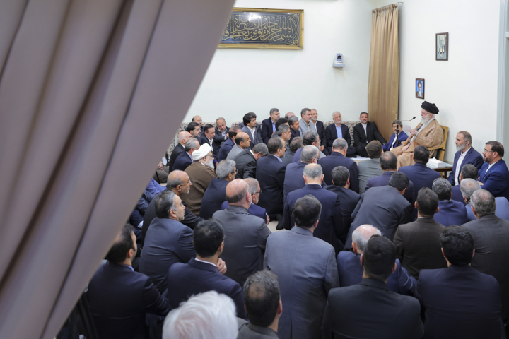 دیدار وزیر کشور و استانداران با رهبر انقلاب