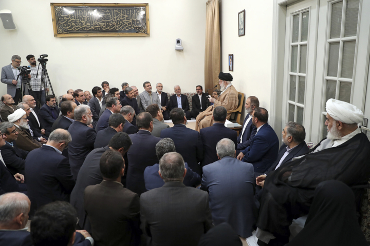 دیدار وزیر کشور و استانداران با رهبر انقلاب