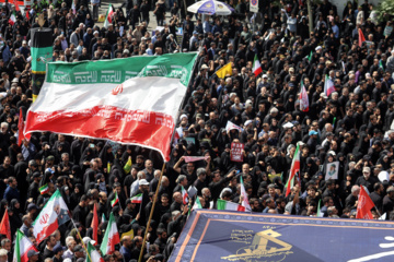 تشییع شهدای اقتدار در تهران