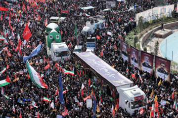 تشییع شهدای اقتدار در تهران
