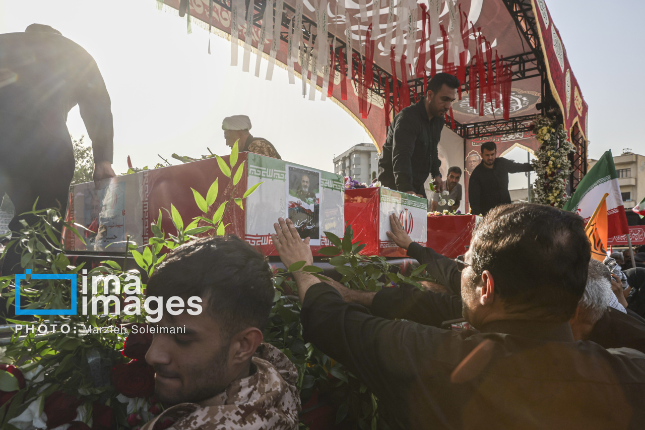 تشییع شهدای اقتدار در تهران