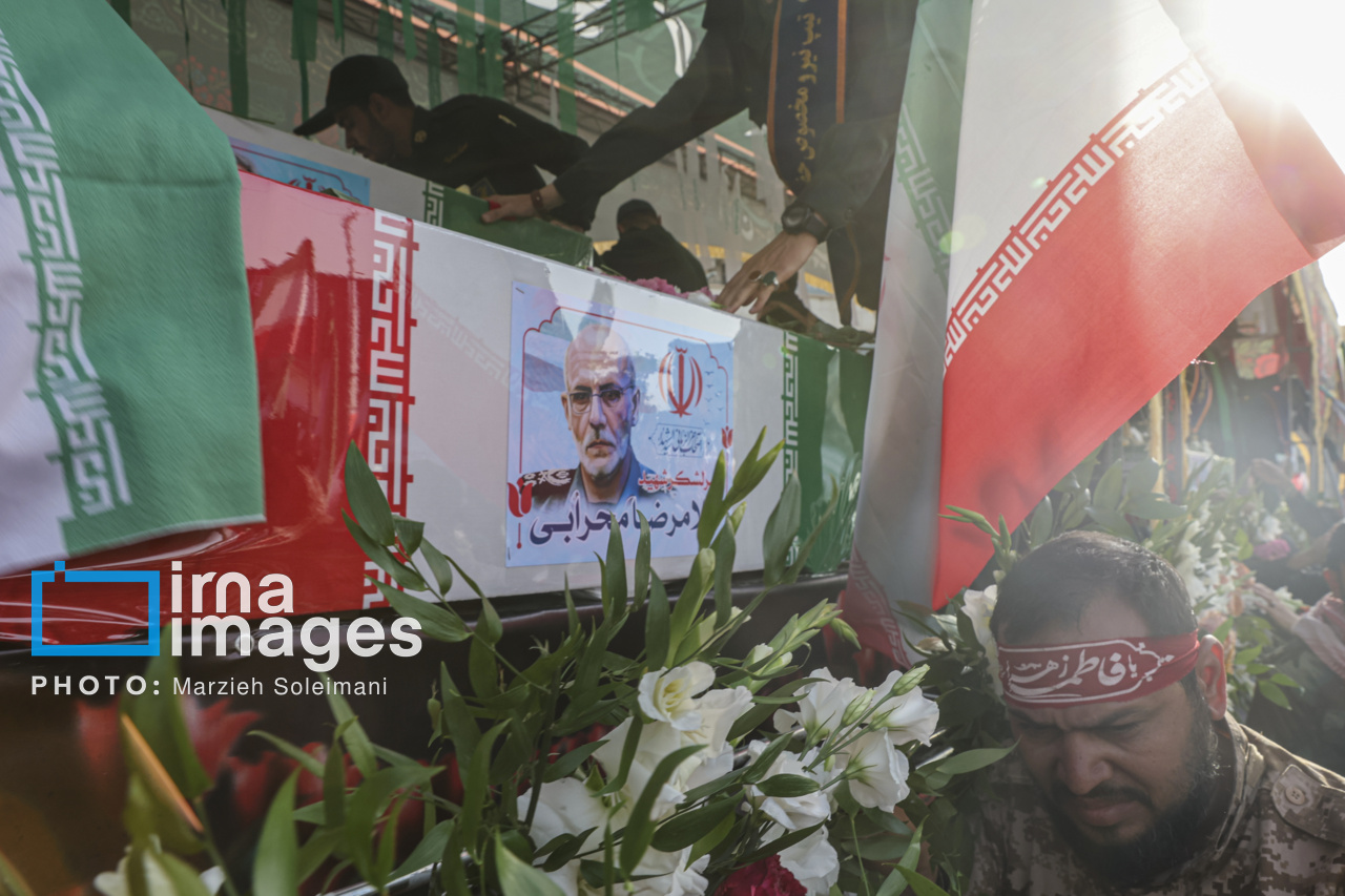 تشییع شهدای اقتدار در تهران