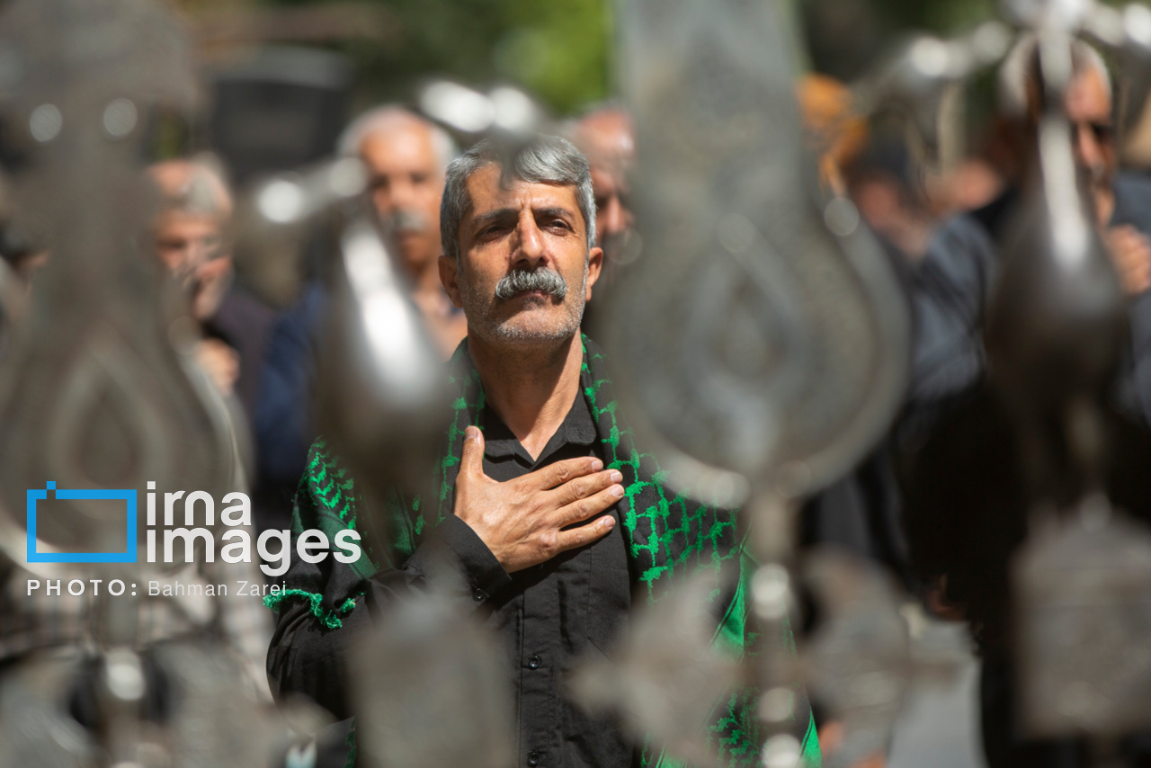 فیلم | اجتماع بزرگ هیاتهای مذهبی اراک در سوگ علمدار کربلا