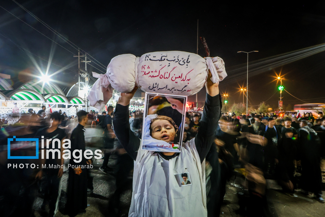 فریاد عزت و مقاومت میلیونها زائر در جاده حسین (ع)