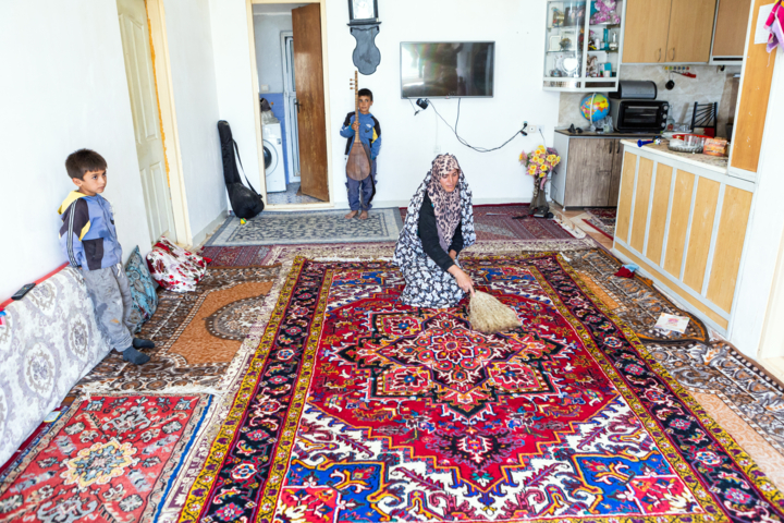 قاب زندگی/ فرش هریس، نگارهای زنده از فرهنگ و زندگی