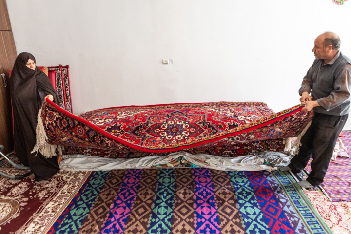 قاب زندگی/ فرش هریس، نگارهای زنده از فرهنگ و زندگی