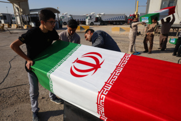 بازگشت پیکر ۴۶ شهید از شلمچه به کشور