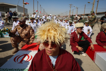 بازگشت پیکر ۴۶ شهید از شلمچه به کشور