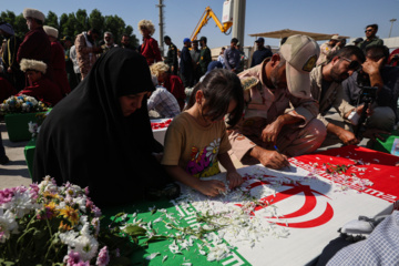 بازگشت پیکر ۴۶ شهید از شلمچه به کشور