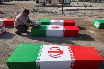 بازگشت پیکر ۴۶ شهید از شلمچه به کشور