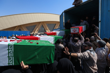 بازگشت پیکر ۴۶ شهید از شلمچه به کشور