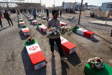 بازگشت پیکر ۴۶ شهید از شلمچه به کشور