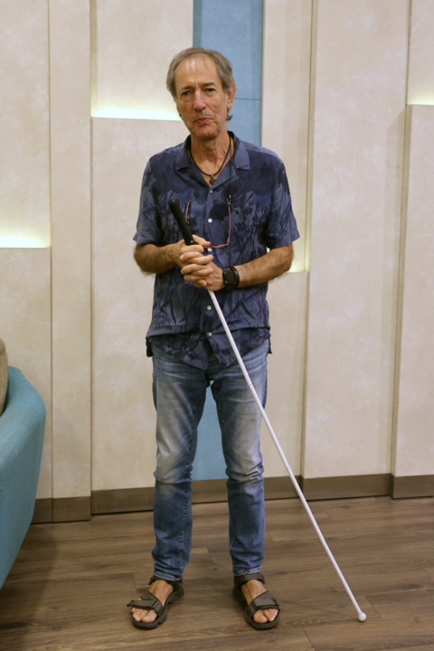 هنرمند معلول اسپانیایی: میخواستم نابینایان عکس را لمس کنند