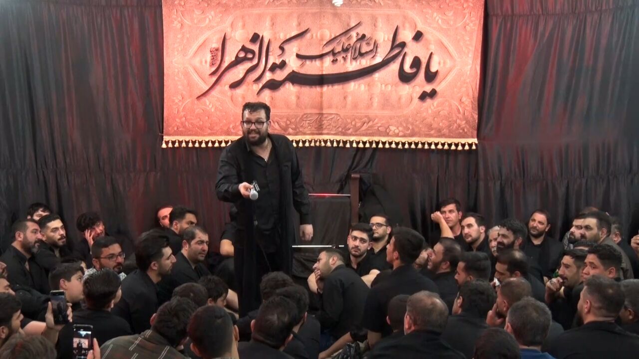 فیلم/ عزاداری ایام فاطمیه در حسینیه مشگین‌شهر