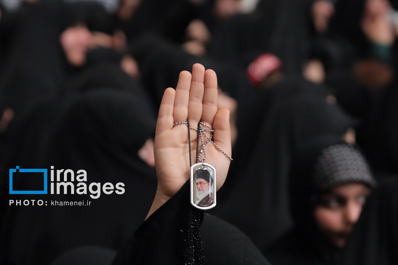 چهارمین شب ایام فاطمیه با حضور رهبر انقلاب