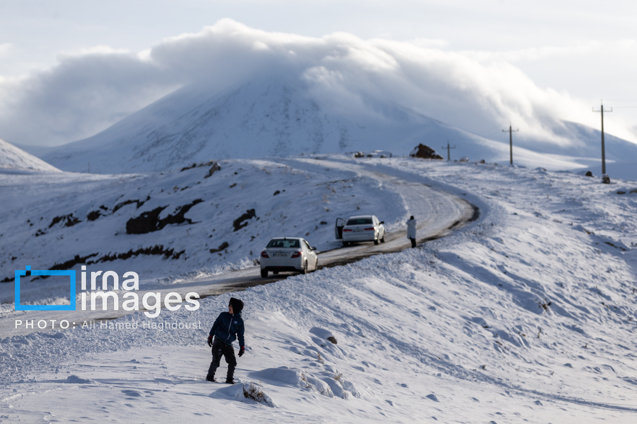 هشدار یخبندان و لغزندگی جاده‌ها در آذربایجان‌شرقی