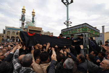 مراسم تشییع آیت الله سیدعلی شفیعی در اهواز