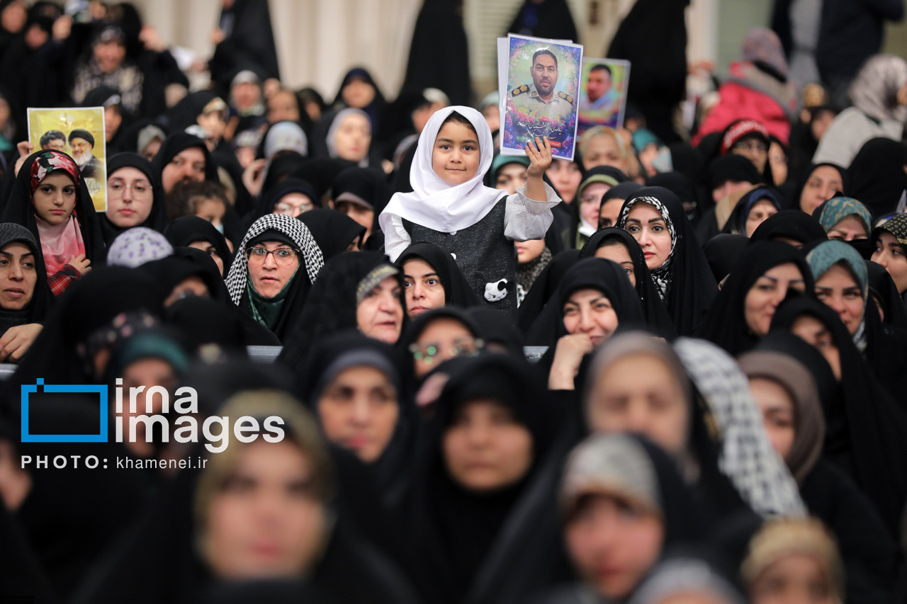 دیدار خانوادههای شهیدان جنگ ۱۲ روزه با رهبر انقلاب