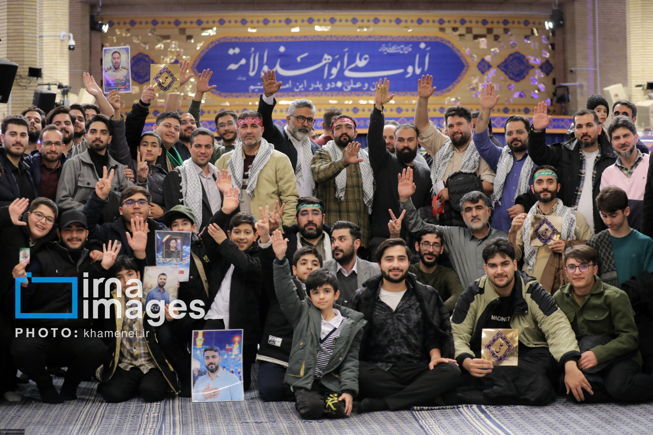 دیدار خانوادههای شهیدان جنگ ۱۲ روزه با رهبر انقلاب