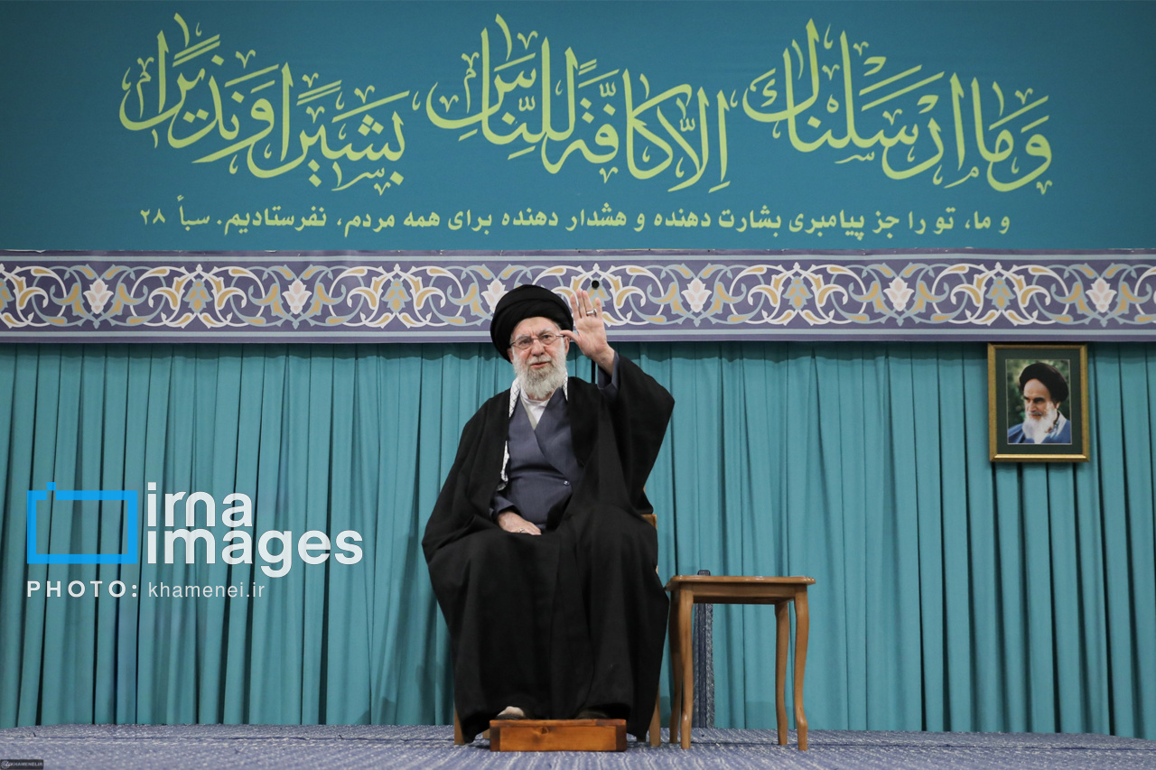 دیدار اقشار مختلف مردم در سالروز مبعث پیامبر اعظم با رهبر انقلاب