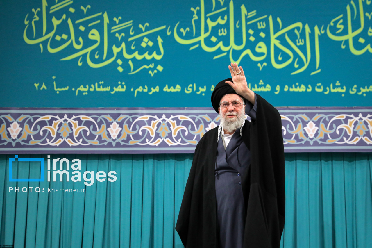 دیدار اقشار مختلف مردم در سالروز مبعث پیامبر اعظم با رهبر انقلاب