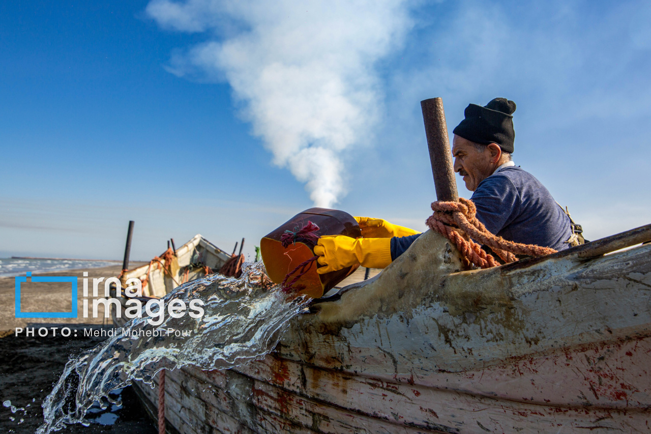 صید ماهی در خزر
