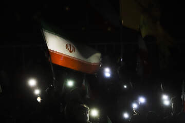 اجتماع عزادارن رهبر شهید در ورزشگاه فجر کرمان