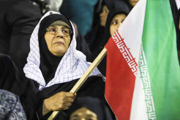 اجتماع عزادارن رهبر شهید در ورزشگاه فجر کرمان