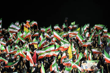 اجتماع عزادارن رهبر شهید در ورزشگاه فجر کرمان