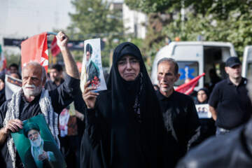 مراسم وداع با رهبر شهید انقلاب